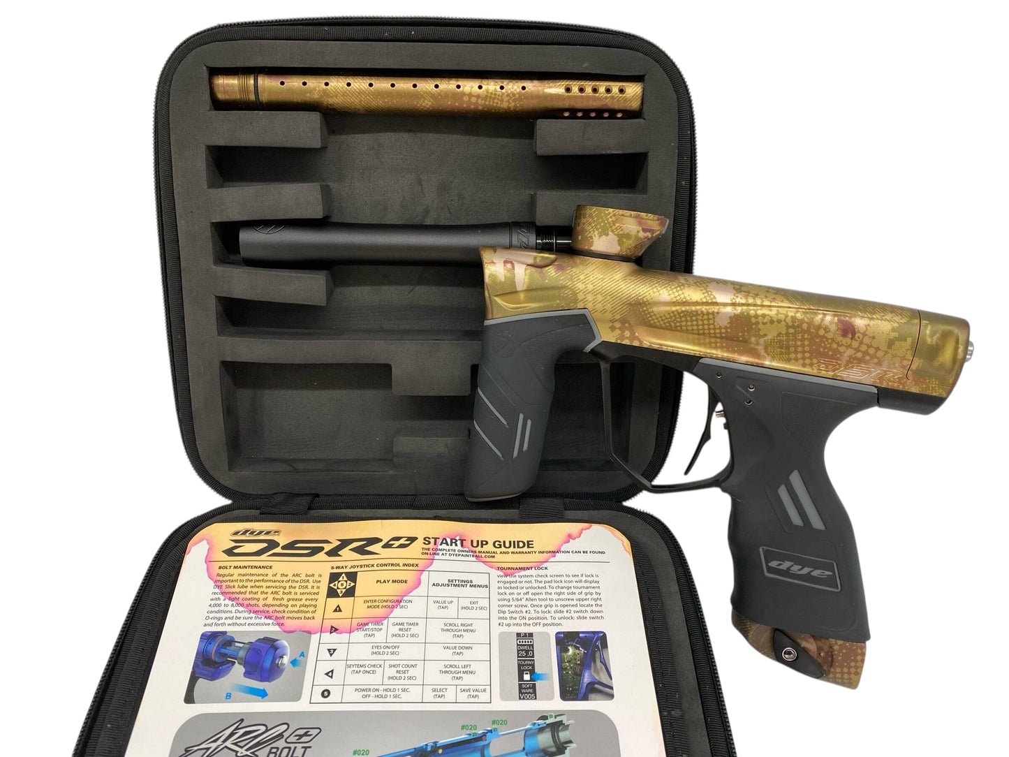 Used Dye Dsr Paintball Gun Camo Paintball Gun from CPXBrosPaintball Buy/Sell/Trade Paintball Markers, New Paintball Guns, Paintball Hoppers, Paintball Masks, and Hormesis Headbands