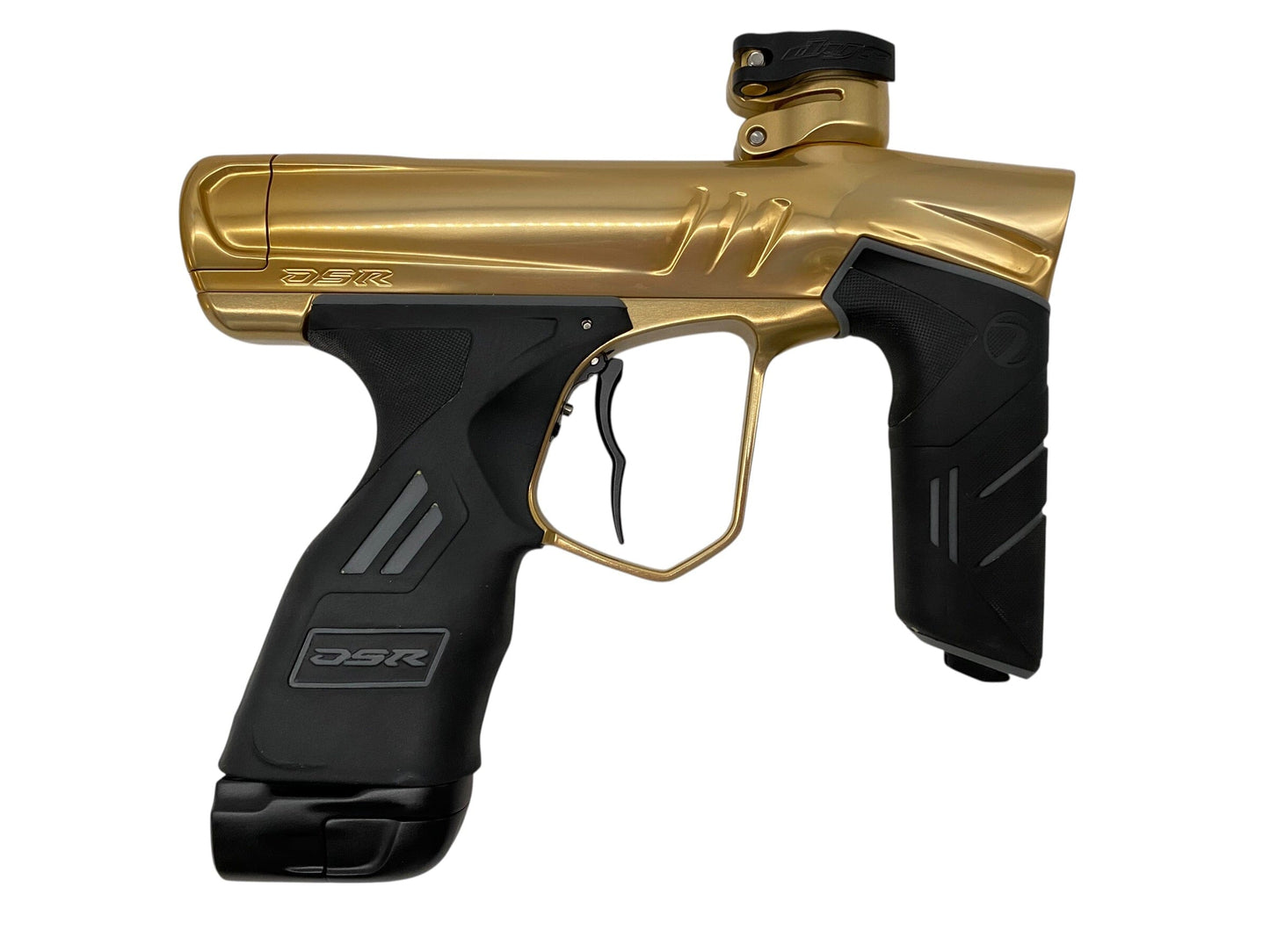Used Dye Dsr+ Paintball Gun Gold Paintball Gun from CPXBrosPaintball Buy/Sell/Trade Paintball Markers, New Paintball Guns, Paintball Hoppers, Paintball Masks, and Hormesis Headbands