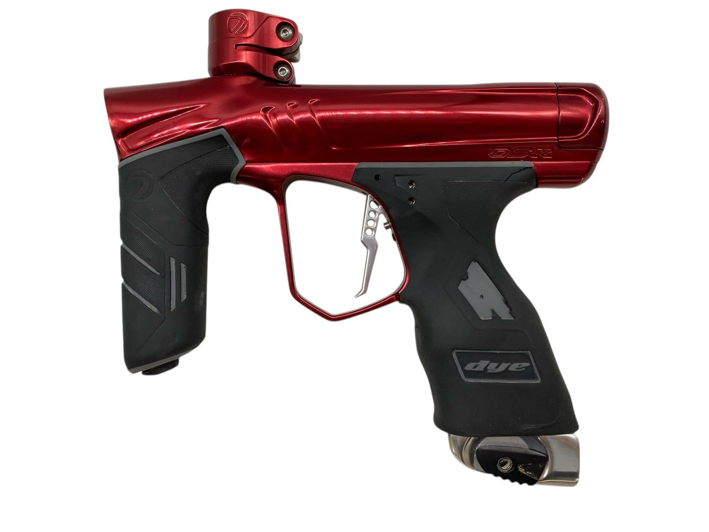 Used Dye Dsr+ Paintball Gun Red Paintball Gun from CPXBrosPaintball Buy/Sell/Trade Paintball Markers, New Paintball Guns, Paintball Hoppers, Paintball Masks, and Hormesis Headbands