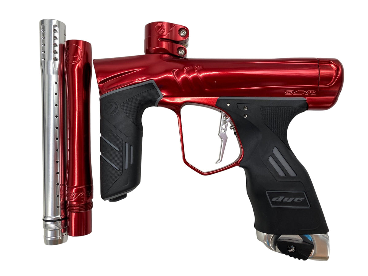 Used Dye DSR + Paintball Gun Red Paintball Gun from CPXBrosPaintball Buy/Sell/Trade Paintball Markers, New Paintball Guns, Paintball Hoppers, Paintball Masks, and Hormesis Headbands
