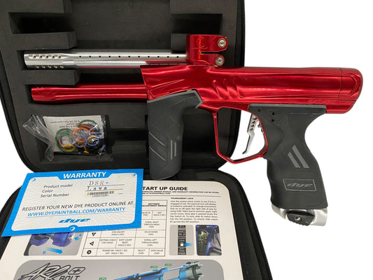Used Dye Dsr+ Paintball Gun Red Paintball Gun from CPXBrosPaintball Buy/Sell/Trade Paintball Markers, New Paintball Guns, Paintball Hoppers, Paintball Masks, and Hormesis Headbands
