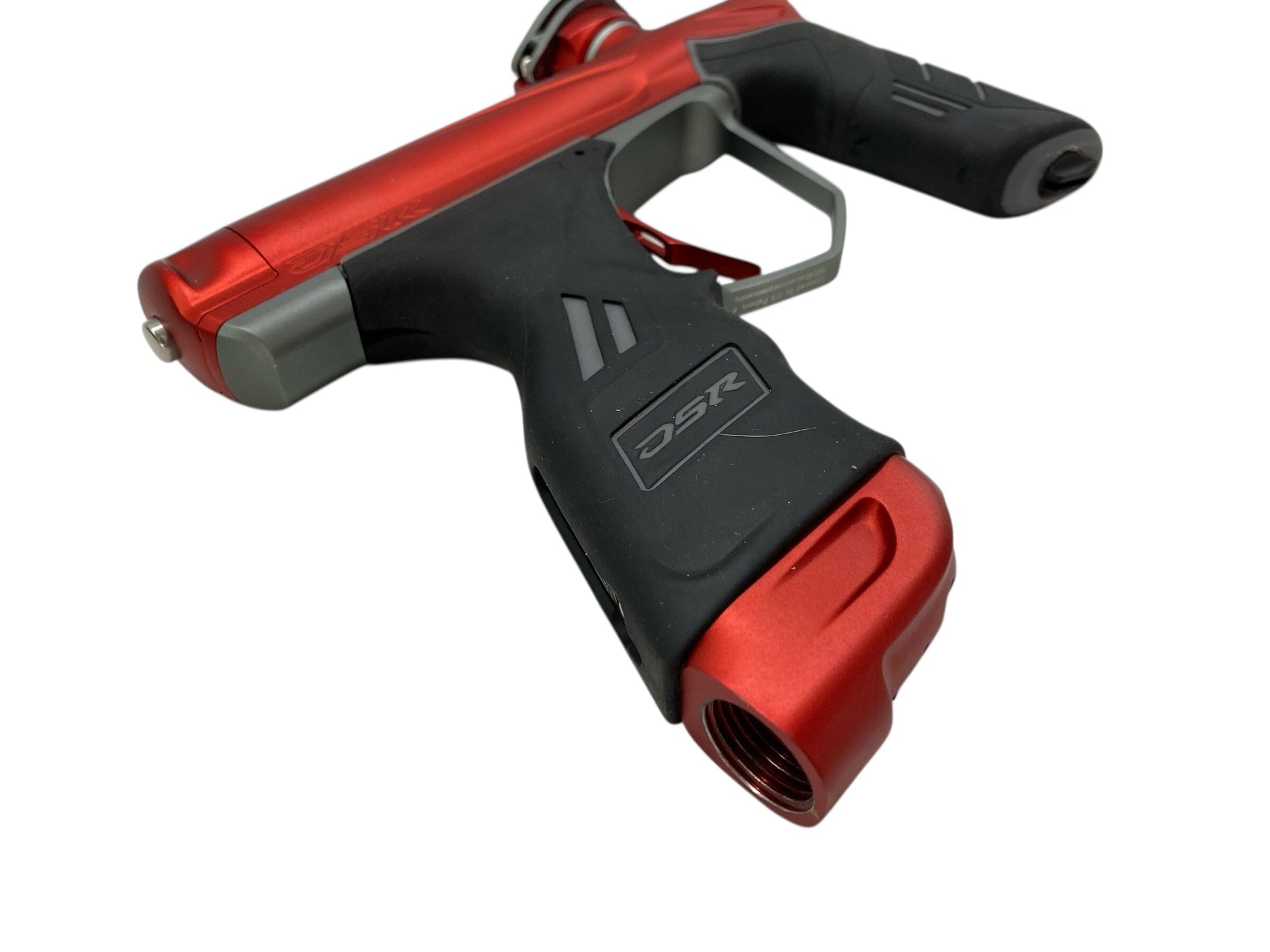 Used Dye Dsr Paintball Gun Red/Grey Paintball Gun from CPXBrosPaintball Buy/Sell/Trade Paintball Markers, New Paintball Guns, Paintball Hoppers, Paintball Masks, and Hormesis Headbands