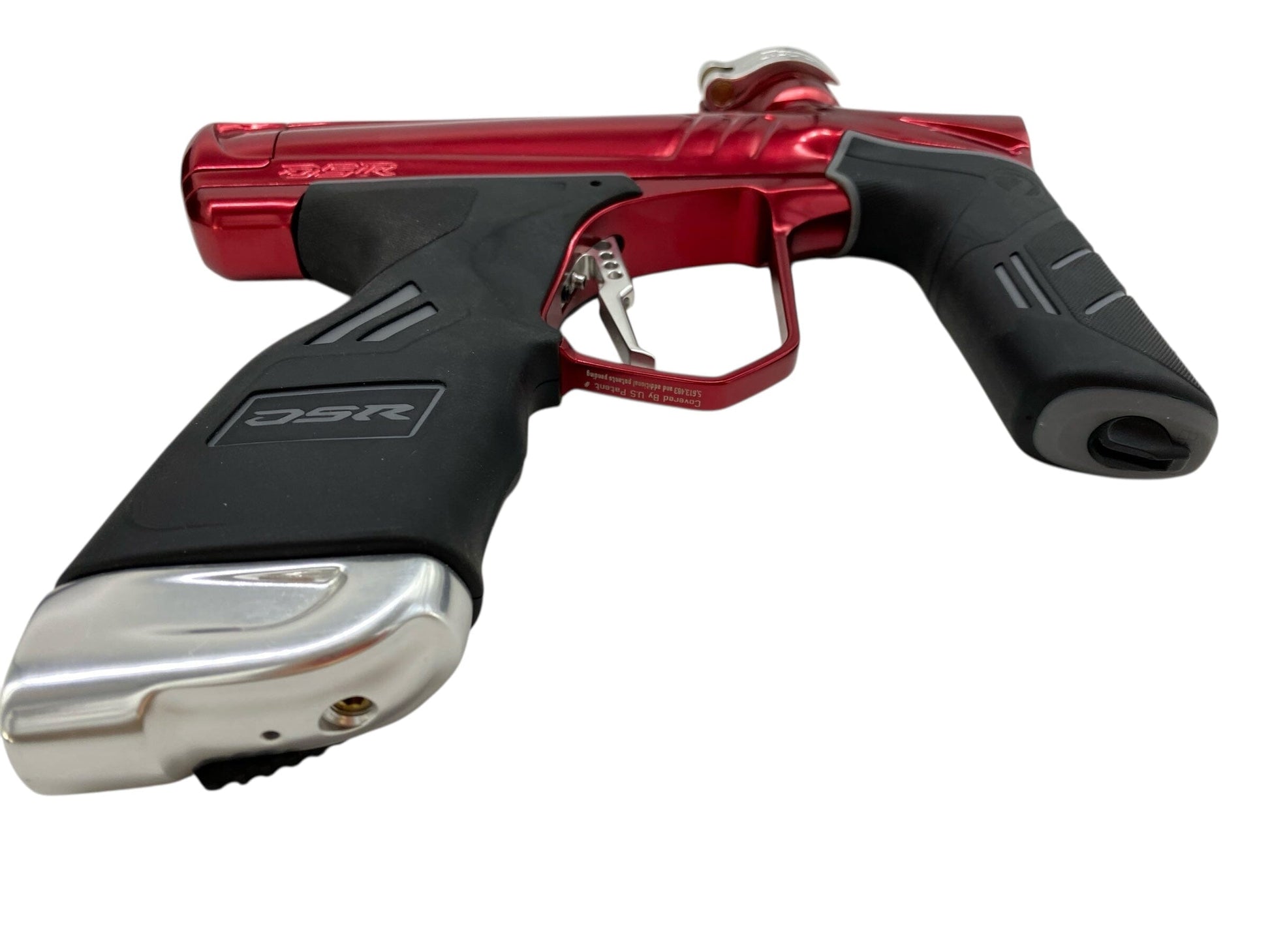 Used Dye Dsr+ Paintball Gun Red/Silver Paintball Gun from CPXBrosPaintball Buy/Sell/Trade Paintball Markers, New Paintball Guns, Paintball Hoppers, Paintball Masks, and Hormesis Headbands