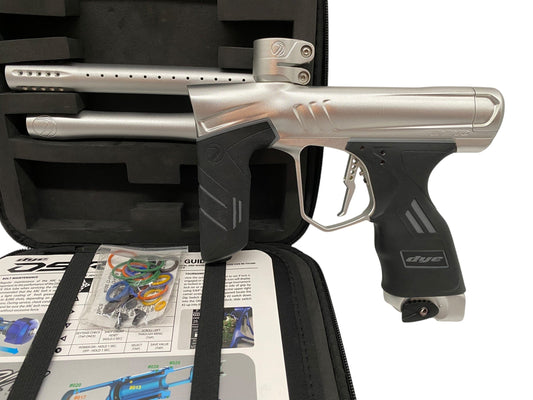 Used Dye Dsr+ Paintball Gun Silver Paintball Gun from CPXBrosPaintball Buy/Sell/Trade Paintball Markers, New Paintball Guns, Paintball Hoppers, Paintball Masks, and Hormesis Headbands