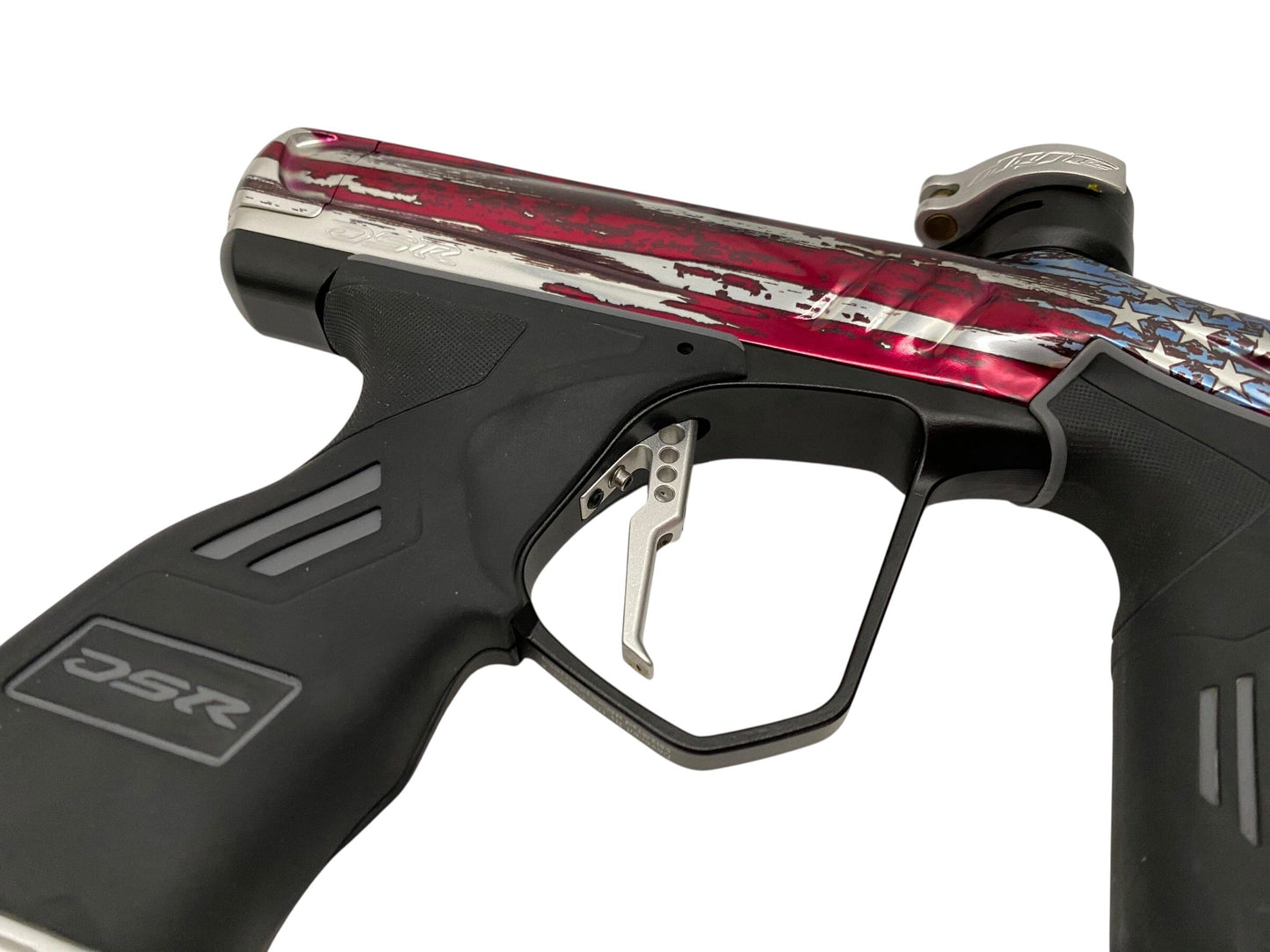 Used Dye Dsr+ Paintball Gun Stars and Stripes Paintball Gun from CPXBrosPaintball Buy/Sell/Trade Paintball Markers, New Paintball Guns, Paintball Hoppers, Paintball Masks, and Hormesis Headbands