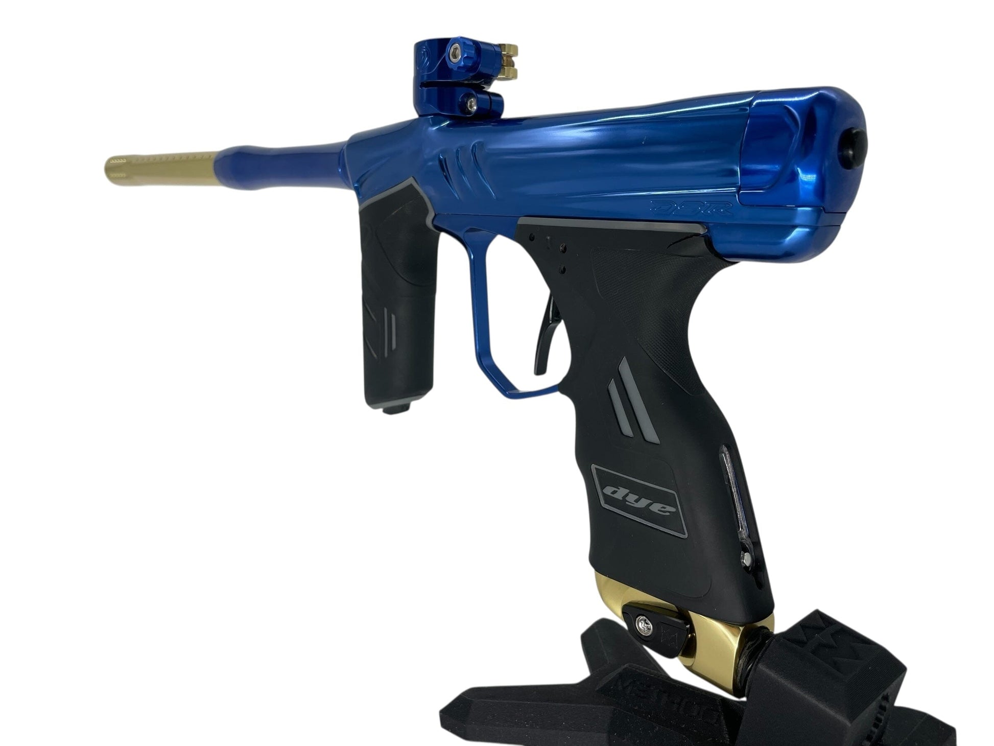 Used Dye Dsr+ Paintball Gun Upgraded Blue/Gold Paintball Gun from CPXBrosPaintball Buy/Sell/Trade Paintball Markers, New Paintball Guns, Paintball Hoppers, Paintball Masks, and Hormesis Headbands