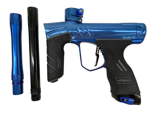 Used Dye Dsr+ Paintball Upgraded Gun Blue/Black Paintball Gun from CPXBrosPaintball Buy/Sell/Trade Paintball Markers, New Paintball Guns, Paintball Hoppers, Paintball Masks, and Hormesis Headbands