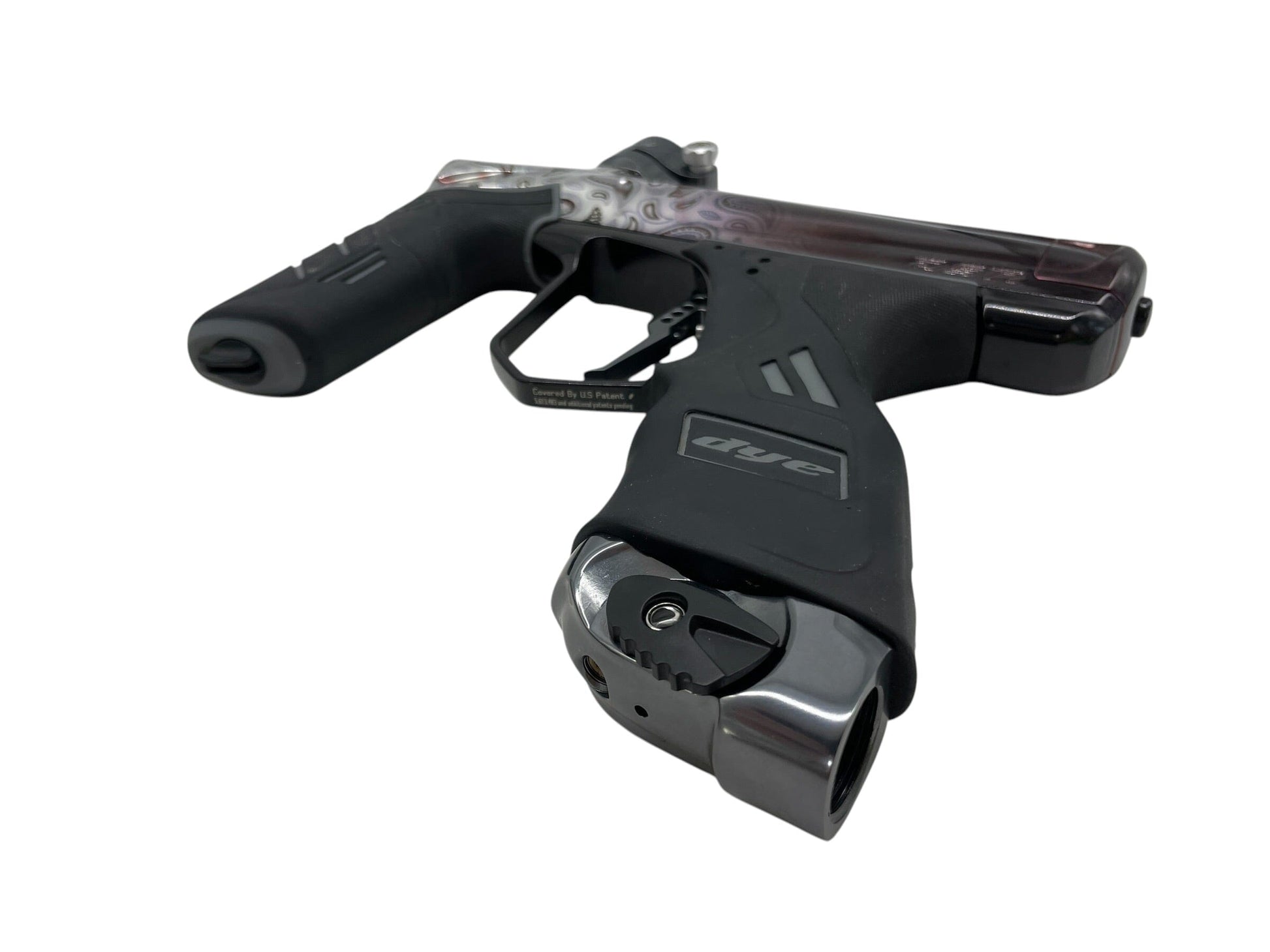 Used Dye DSR+ PGA Bandana White Fade Paintball Gun W/ Im Pro Kit Paintball Gun from CPXBrosPaintball Buy/Sell/Trade Paintball Markers, New Paintball Guns, Paintball Hoppers, Paintball Masks, and Hormesis Headbands