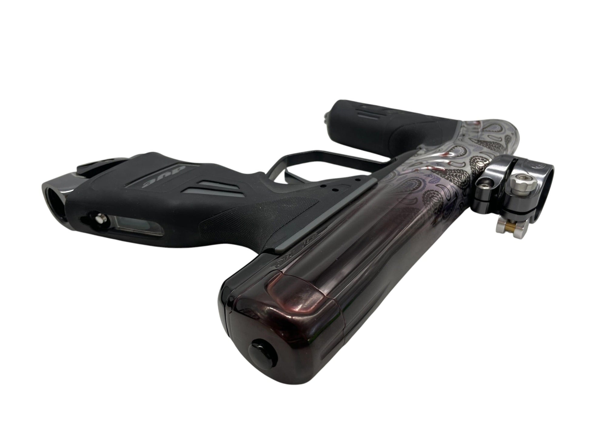 Used Dye DSR+ PGA Bandana White Fade Paintball Gun W/ Im Pro Kit Paintball Gun from CPXBrosPaintball Buy/Sell/Trade Paintball Markers, New Paintball Guns, Paintball Hoppers, Paintball Masks, and Hormesis Headbands