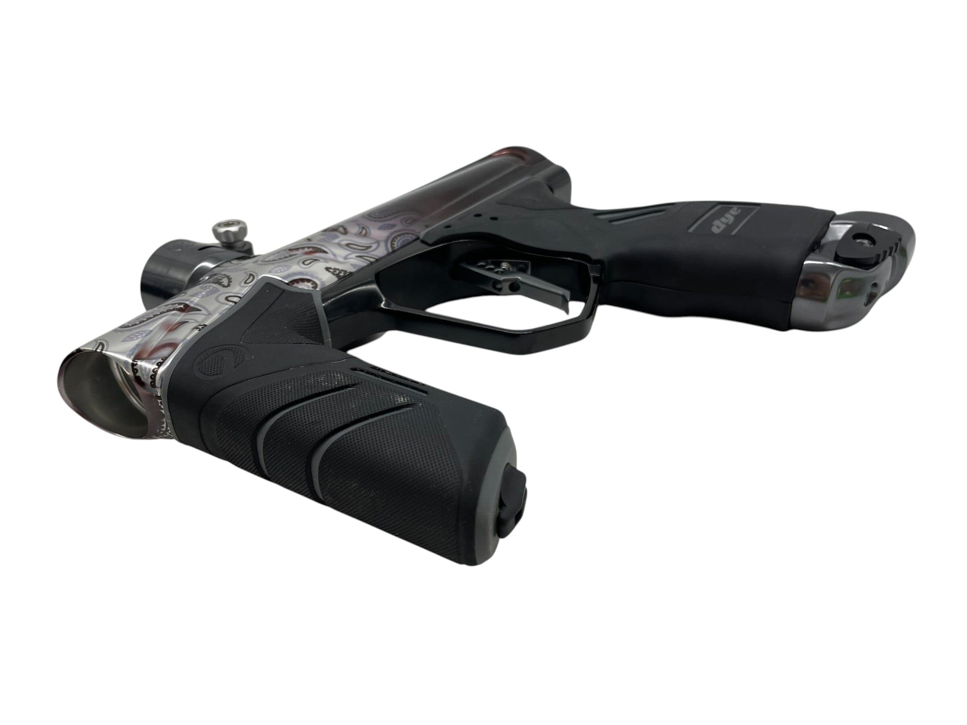 Used Dye DSR+ PGA Bandana White Fade Paintball Gun W/ Im Pro Kit Paintball Gun from CPXBrosPaintball Buy/Sell/Trade Paintball Markers, New Paintball Guns, Paintball Hoppers, Paintball Masks, and Hormesis Headbands