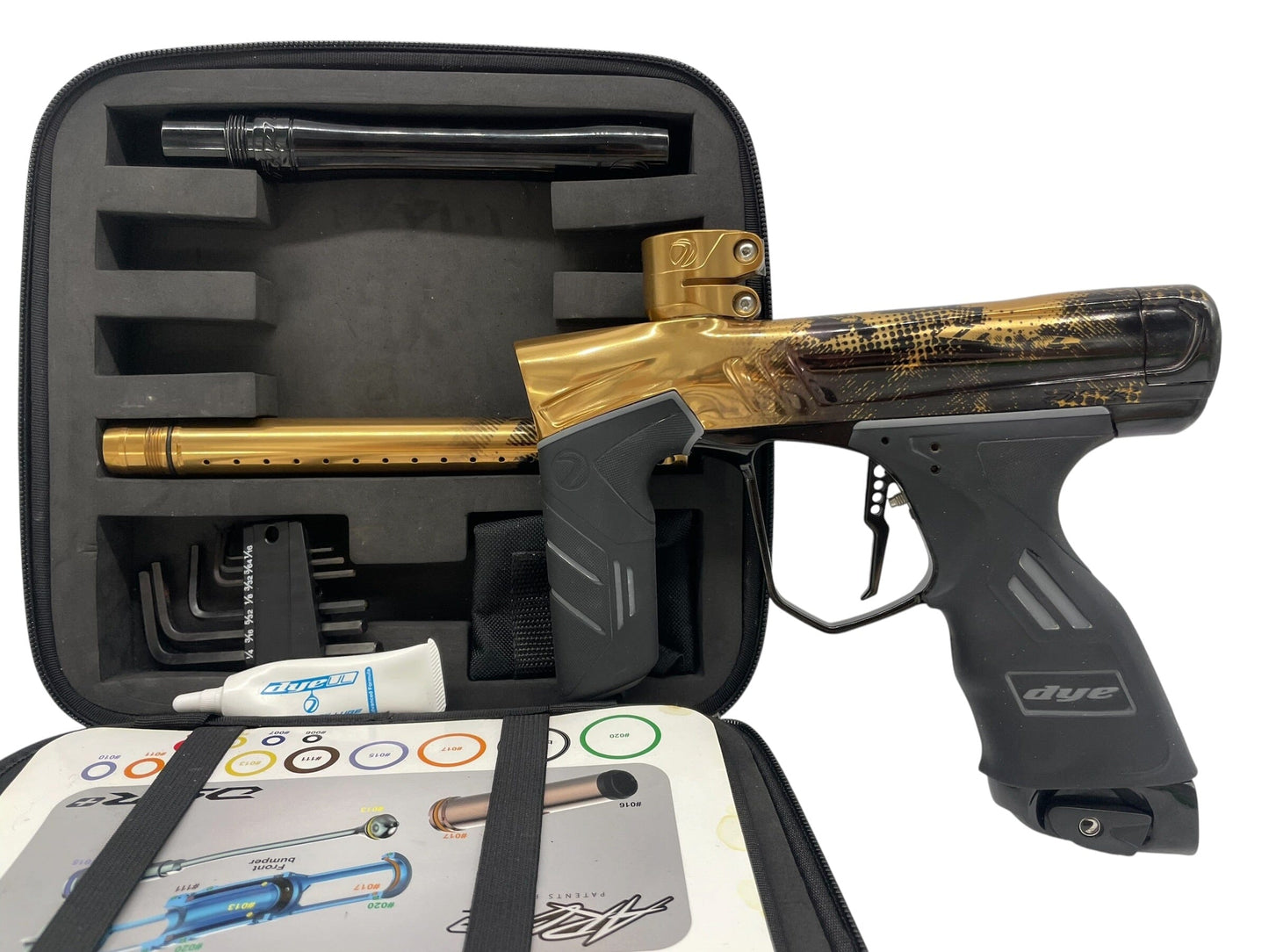 Used Dye Dsr+ PGA Copper Blackout Paintball Gun Paintball Gun from CPXBrosPaintball Buy/Sell/Trade Paintball Markers, New Paintball Guns, Paintball Hoppers, Paintball Masks, and Hormesis Headbands
