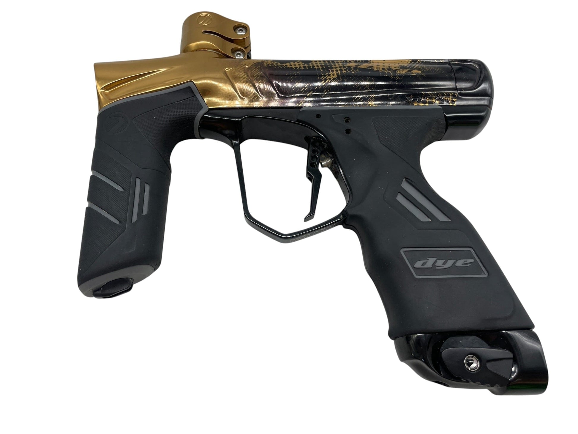 Used Dye Dsr+ PGA Copper Blackout Paintball Gun Paintball Gun from CPXBrosPaintball Buy/Sell/Trade Paintball Markers, New Paintball Guns, Paintball Hoppers, Paintball Masks, and Hormesis Headbands