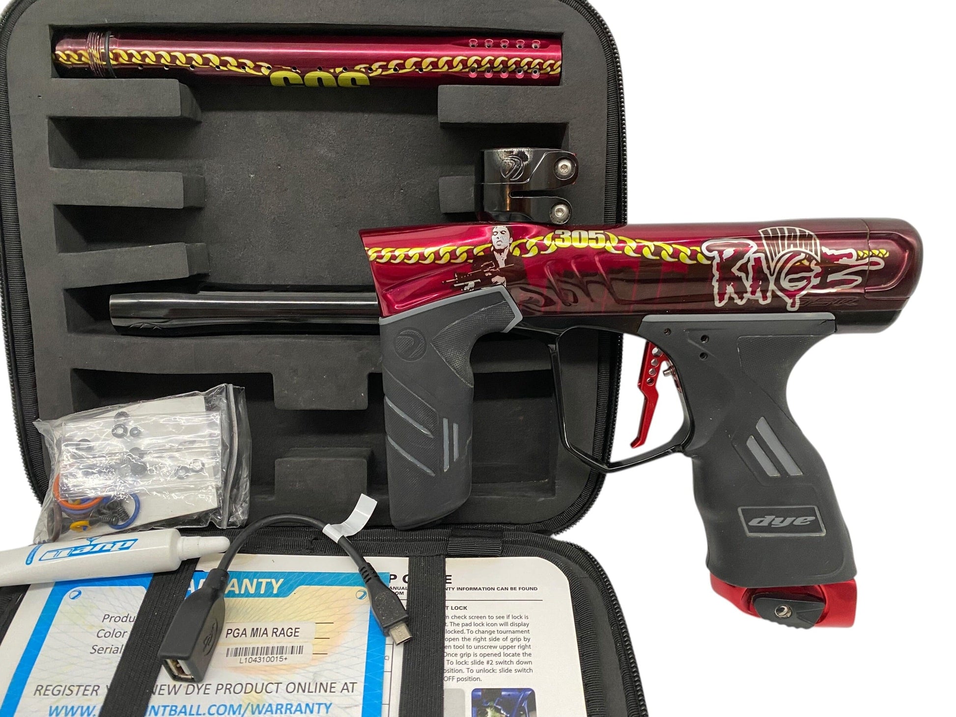 Used Dye DSR+ PGA Miami Rage Paintball Gun Paintball Gun from CPXBrosPaintball Buy/Sell/Trade Paintball Markers, New Paintball Guns, Paintball Hoppers, Paintball Masks, and Hormesis Headbands