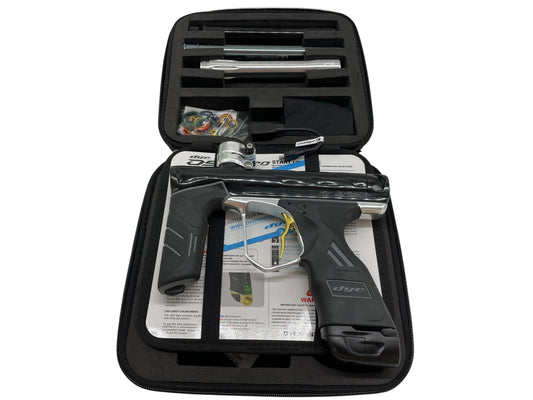 Used Dye DSR Pro Black/SIlver Paintball Gun Paintball Gun from CPXBrosPaintball Buy/Sell/Trade Paintball Markers, New Paintball Guns, Paintball Hoppers, Paintball Masks, and Hormesis Headbands