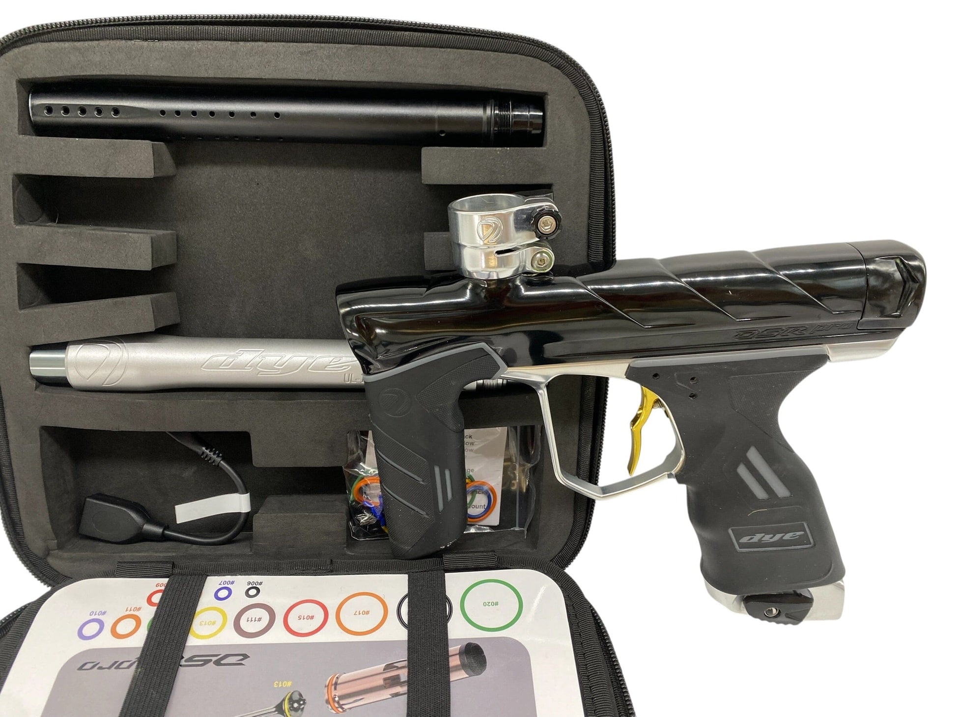 Used Dye DSR Pro Black/SIlver Paintball Gun Paintball Gun from CPXBrosPaintball Buy/Sell/Trade Paintball Markers, New Paintball Guns, Paintball Hoppers, Paintball Masks, and Hormesis Headbands