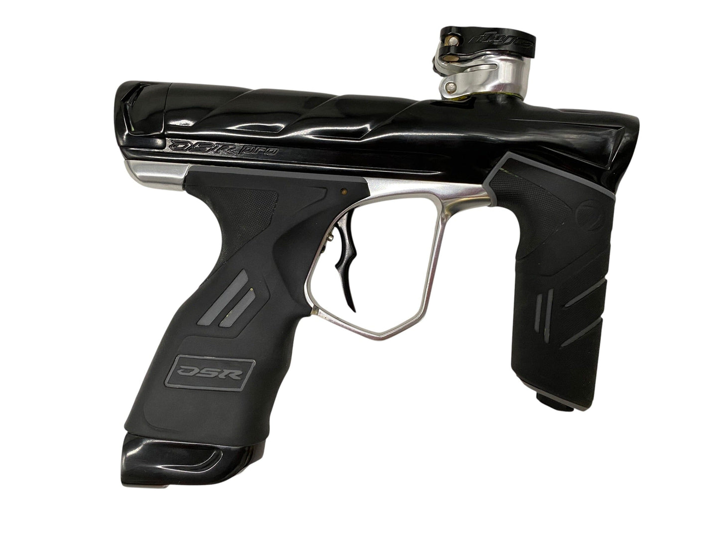 Used Dye DSR Pro Black/SIlver Paintball Gun Paintball Gun from CPXBrosPaintball Buy/Sell/Trade Paintball Markers, New Paintball Guns, Paintball Hoppers, Paintball Masks, and Hormesis Headbands