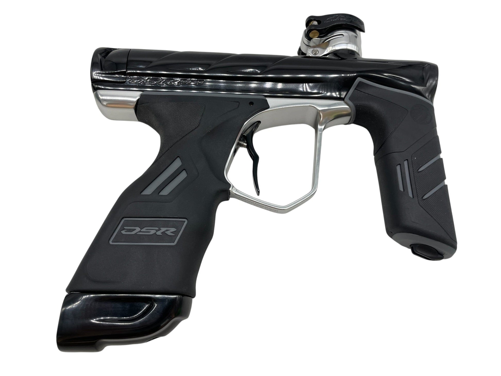 Used Dye DSR Pro Black/SIlver Paintball Gun Paintball Gun from CPXBrosPaintball Buy/Sell/Trade Paintball Markers, New Paintball Guns, Paintball Hoppers, Paintball Masks, and Hormesis Headbands