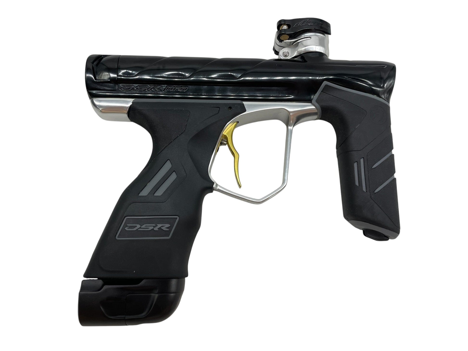 Used Dye DSR Pro Black/SIlver Paintball Gun Paintball Gun from CPXBrosPaintball Buy/Sell/Trade Paintball Markers, New Paintball Guns, Paintball Hoppers, Paintball Masks, and Hormesis Headbands