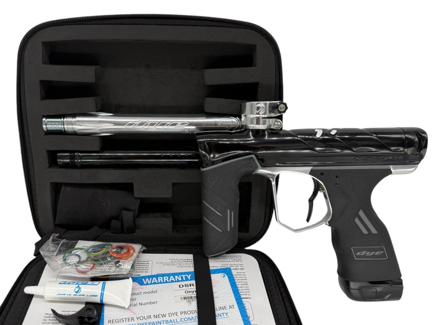 Used Dye Dsr+ Pro Paintball Gun Black/Silver Paintball Gun from CPXBrosPaintball Buy/Sell/Trade Paintball Markers, New Paintball Guns, Paintball Hoppers, Paintball Masks, and Hormesis Headbands
