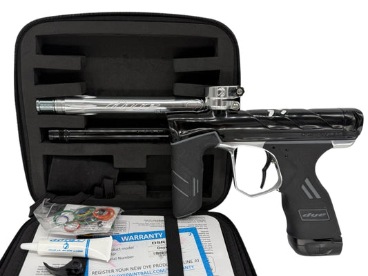 Used Dye Dsr+ Pro Paintball Gun Black/Silver Paintball Gun from CPXBrosPaintball Buy/Sell/Trade Paintball Markers, New Paintball Guns, Paintball Hoppers, Paintball Masks, and Hormesis Headbands