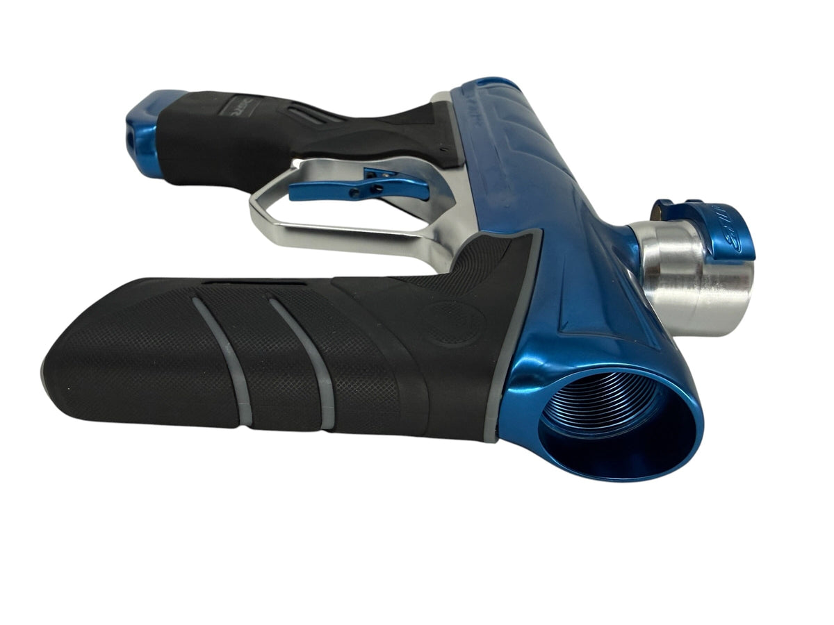 Used Dye DSR Pro Paintball Gun Blue Silver Paintball Gun from CPXBrosPaintball Buy/Sell/Trade Paintball Markers, New Paintball Guns, Paintball Hoppers, Paintball Masks, and Hormesis Headbands