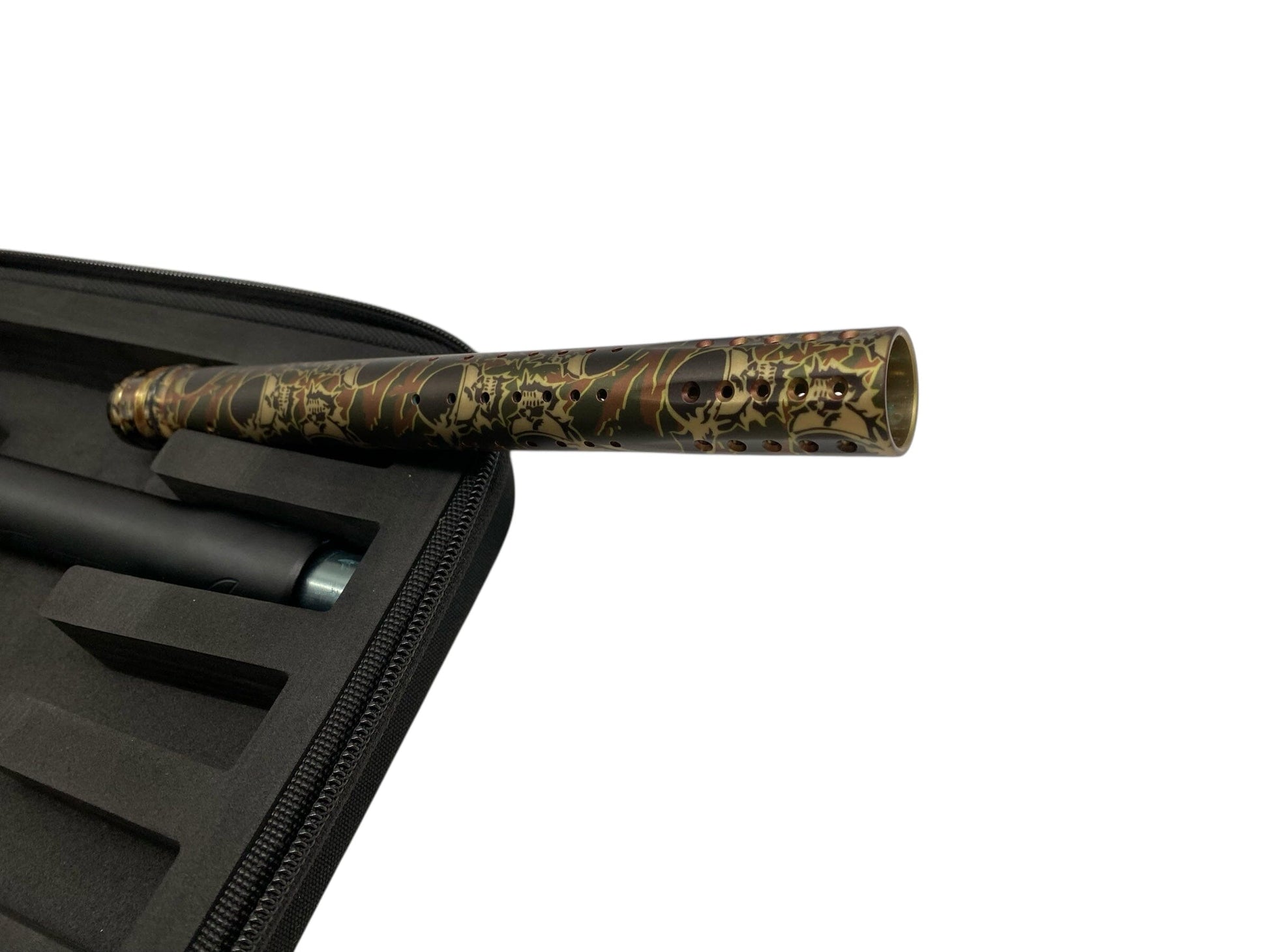 Used Dye DSR Pro Paintball Gun - PGA SANDANA SKULLS Olive Paintball Gun from CPXBrosPaintball Buy/Sell/Trade Paintball Markers, New Paintball Guns, Paintball Hoppers, Paintball Masks, and Hormesis Headbands