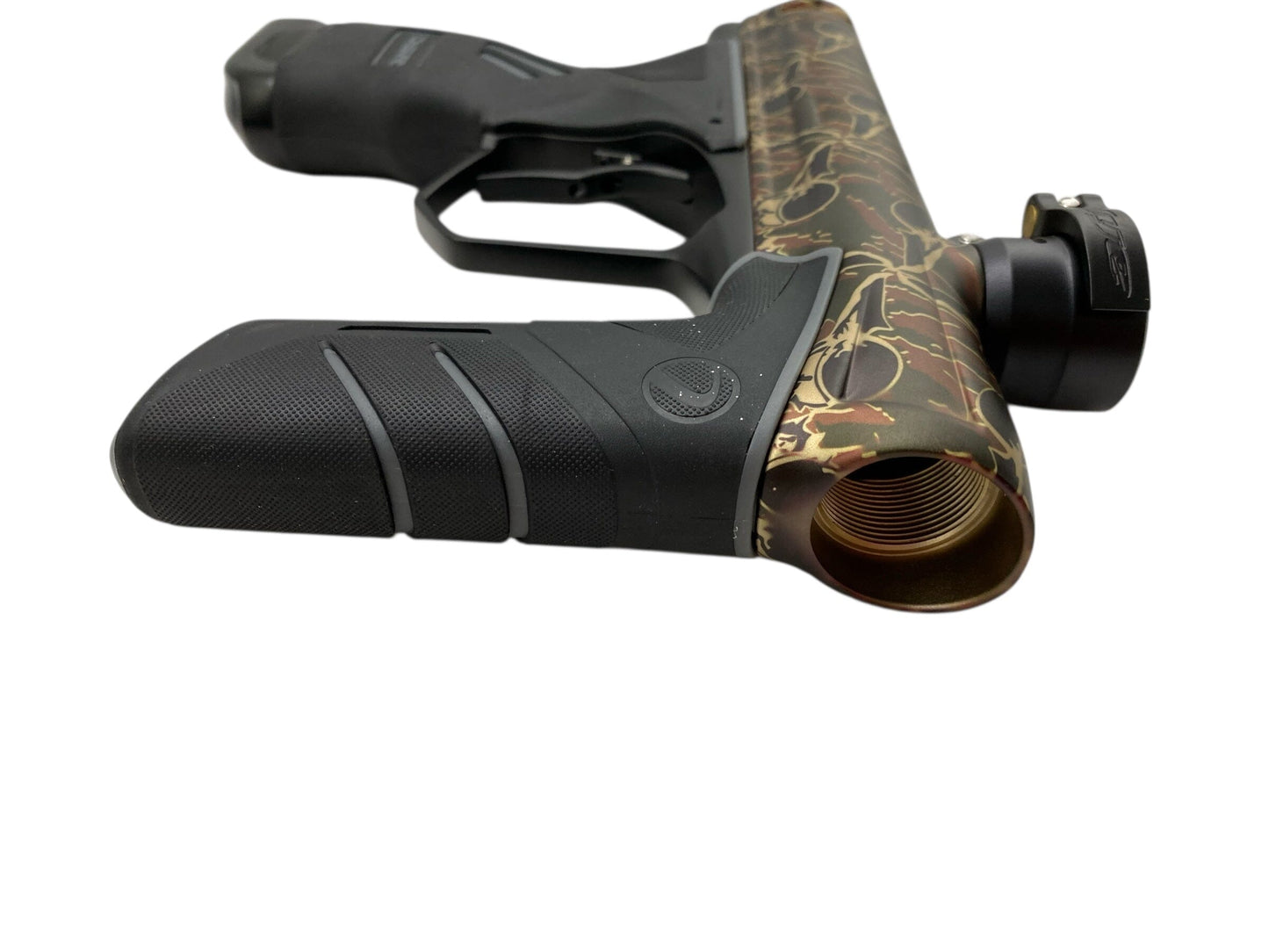 Used Dye DSR Pro Paintball Gun - PGA SANDANA SKULLS Olive Paintball Gun from CPXBrosPaintball Buy/Sell/Trade Paintball Markers, New Paintball Guns, Paintball Hoppers, Paintball Masks, and Hormesis Headbands