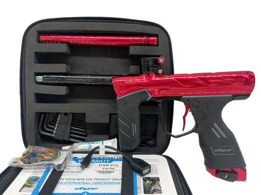 Used Dye DSR Pro Red/Black Paintball Gun Paintball Gun from CPXBrosPaintball Buy/Sell/Trade Paintball Markers, New Paintball Guns, Paintball Hoppers, Paintball Masks, and Hormesis Headbands