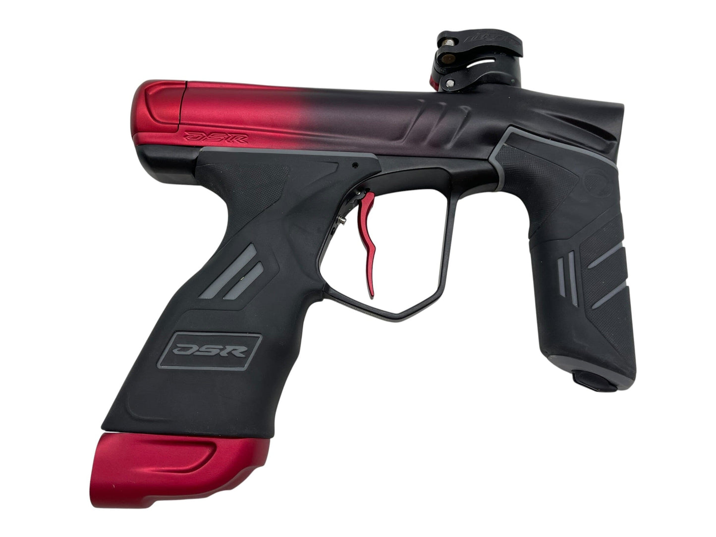 Used Dye Dsr+ Red to Black Fade Paintball Gun Paintball Gun from CPXBrosPaintball Buy/Sell/Trade Paintball Markers, New Paintball Guns, Paintball Hoppers, Paintball Masks, and Hormesis Headbands
