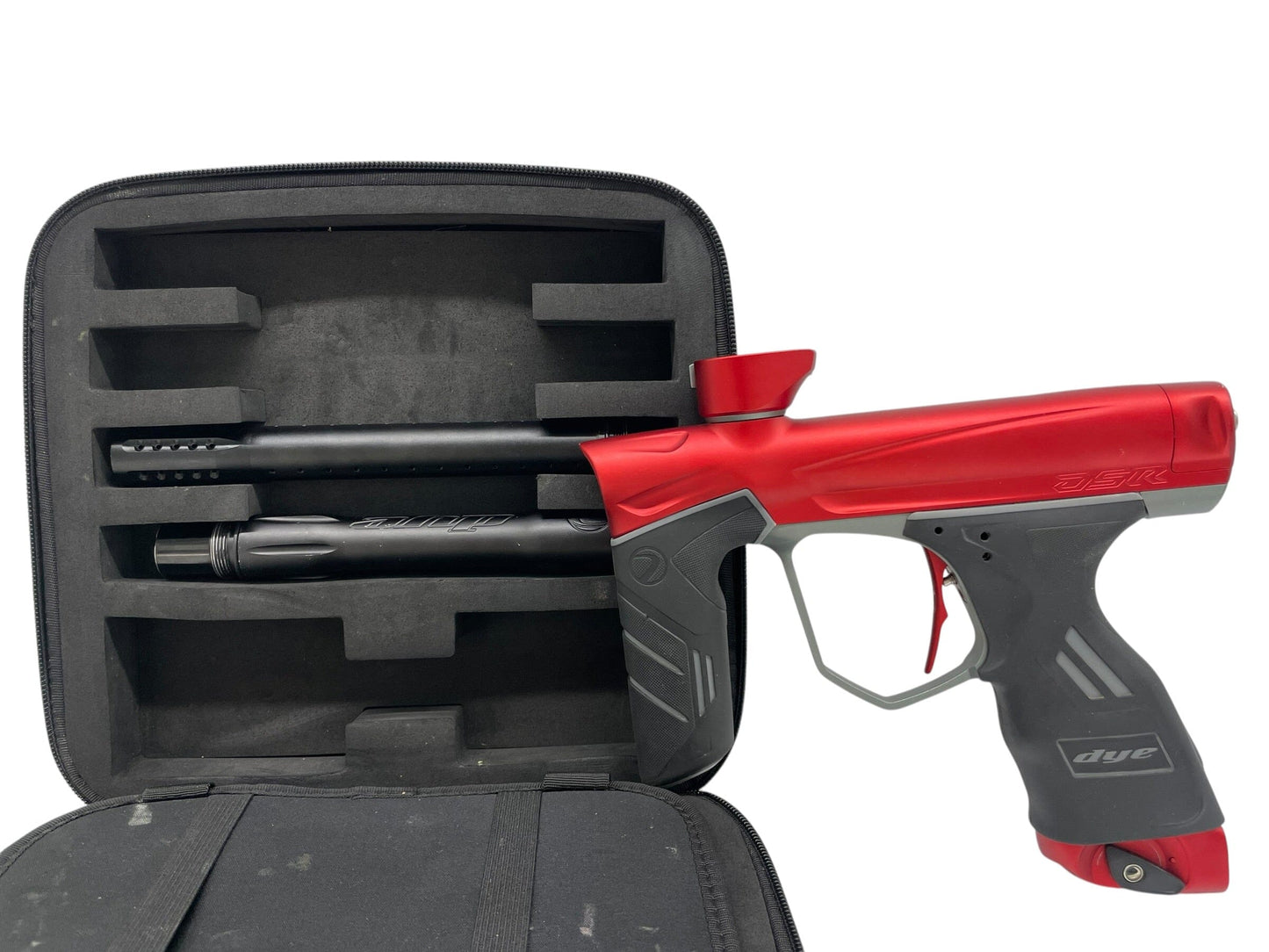 Used Dye DSR Red/Grey Gen 1 Paintball Gun Paintball Gun from CPXBrosPaintball Buy/Sell/Trade Paintball Markers, New Paintball Guns, Paintball Hoppers, Paintball Masks, and Hormesis Headbands