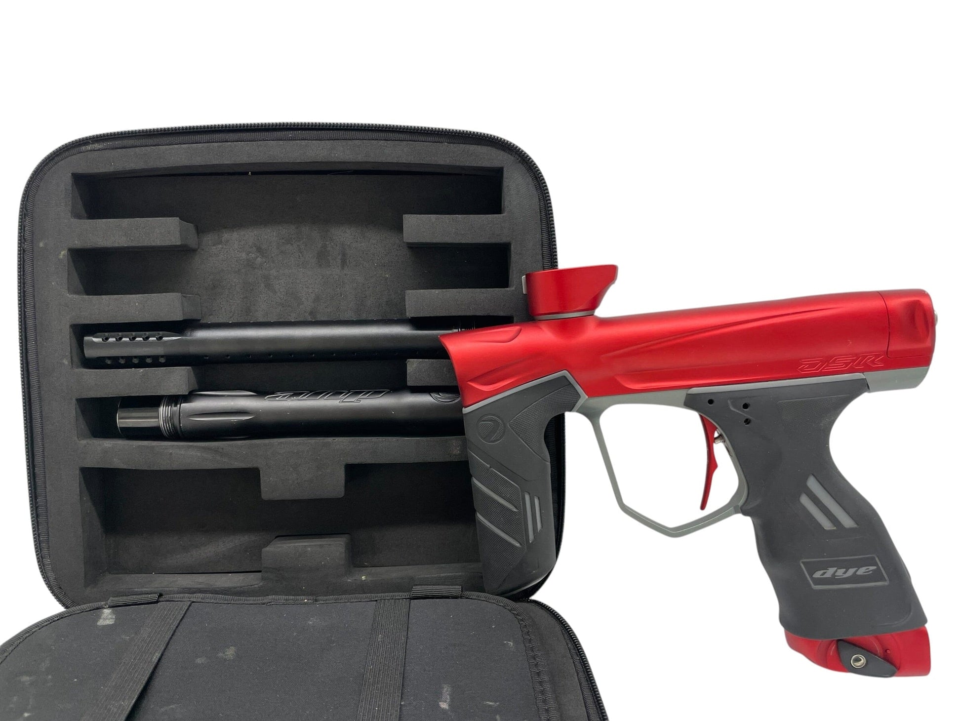 Used Dye DSR Red/Grey Gen 1 Paintball Gun Paintball Gun from CPXBrosPaintball Buy/Sell/Trade Paintball Markers, New Paintball Guns, Paintball Hoppers, Paintball Masks, and Hormesis Headbands
