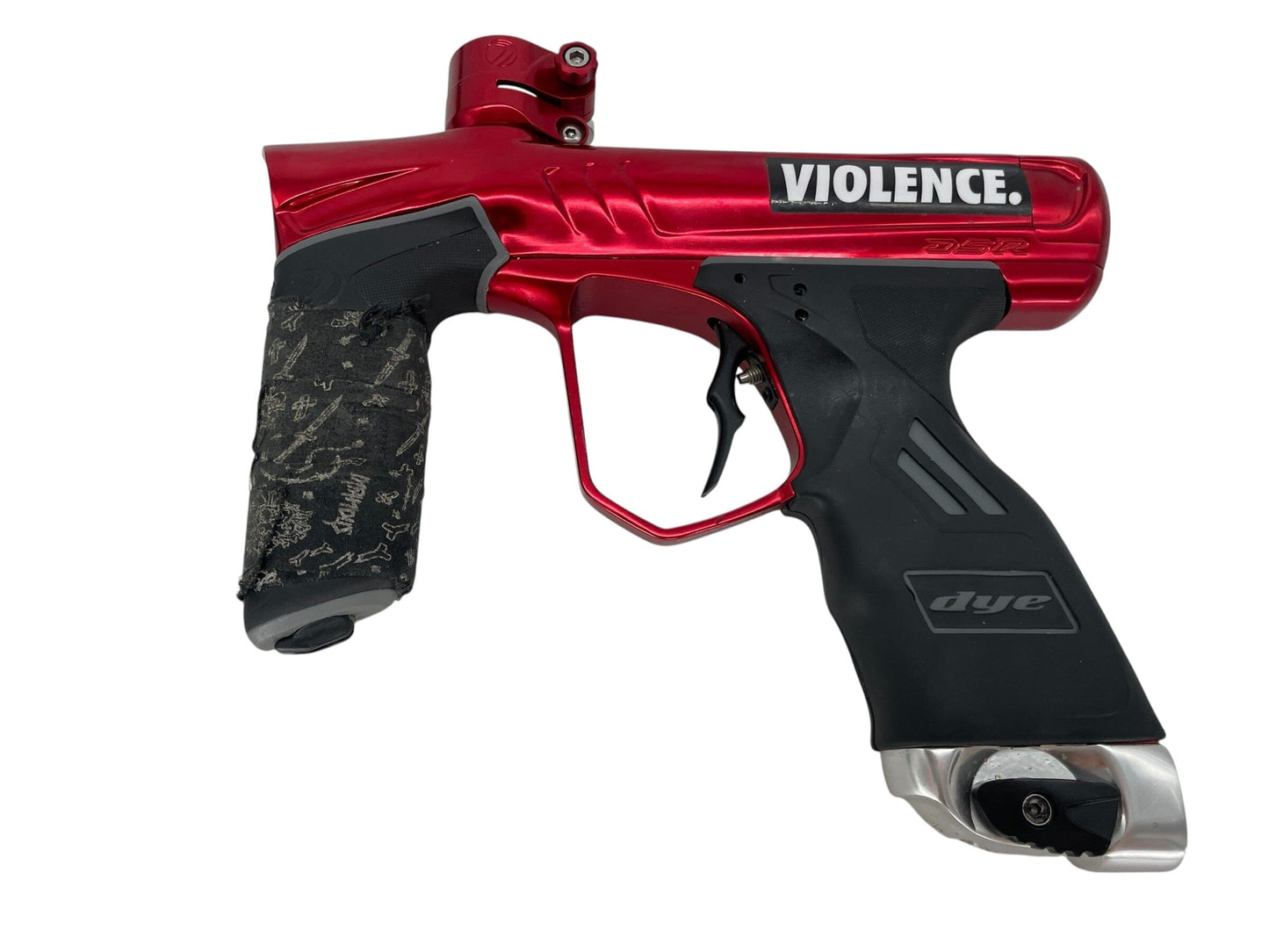 Used Dye Dsr+ Red/Silver Paintball Gun W/ IM PRO KIT Paintball Gun from CPXBrosPaintball Buy/Sell/Trade Paintball Markers, New Paintball Guns, Paintball Hoppers, Paintball Masks, and Hormesis Headbands
