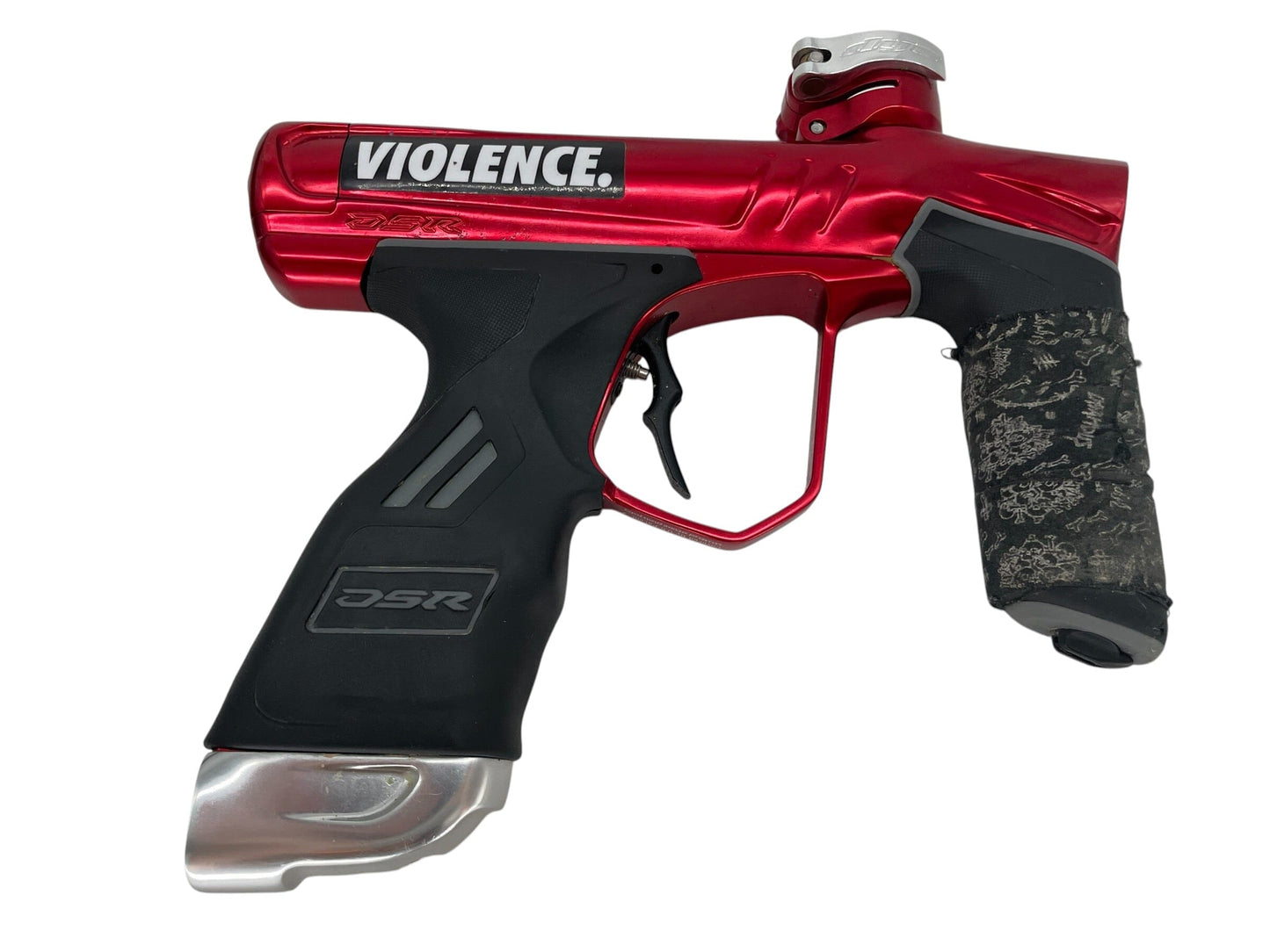 Used Dye Dsr+ Red/Silver Paintball Gun W/ IM PRO KIT Paintball Gun from CPXBrosPaintball Buy/Sell/Trade Paintball Markers, New Paintball Guns, Paintball Hoppers, Paintball Masks, and Hormesis Headbands