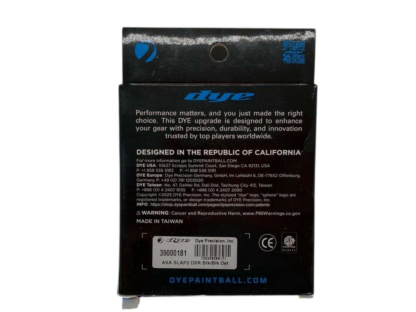Used Dye DSR Slap 2 On/Off ASA - Dust Black Paintball Gun from CPXBrosPaintball Buy/Sell/Trade Paintball Markers, New Paintball Guns, Paintball Hoppers, Paintball Masks, and Hormesis Headbands