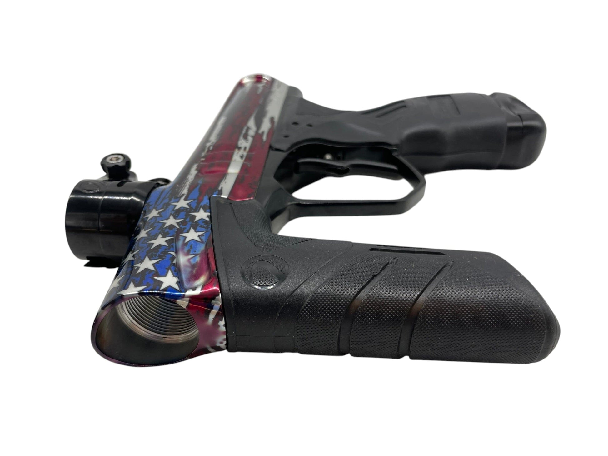 Used Dye Dsr+ Stars and Stripes Paintball Gun Paintball Gun from CPXBrosPaintball Buy/Sell/Trade Paintball Markers, New Paintball Guns, Paintball Hoppers, Paintball Masks, and Hormesis Headbands