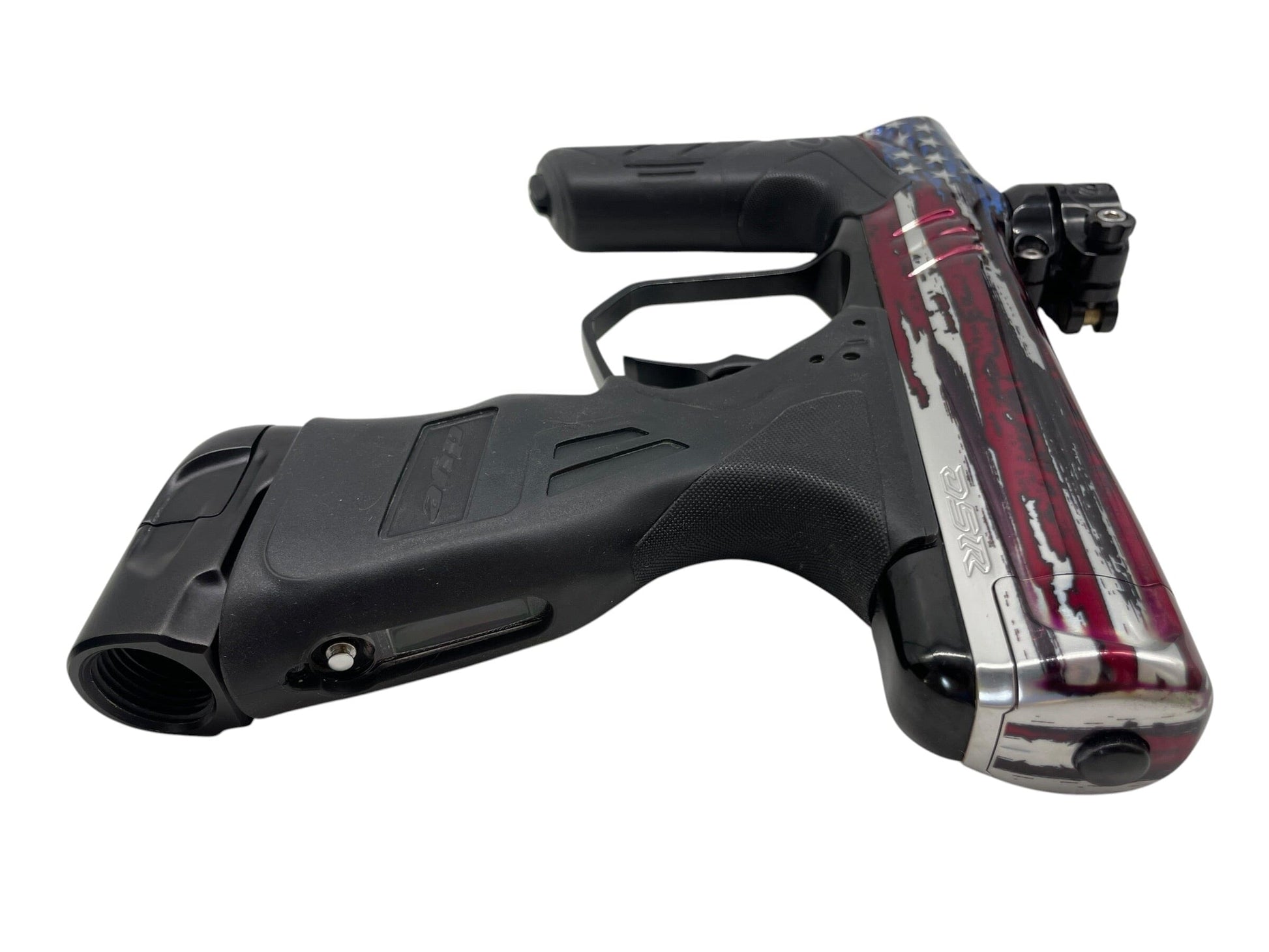 Used Dye Dsr+ Stars and Stripes Paintball Gun Paintball Gun from CPXBrosPaintball Buy/Sell/Trade Paintball Markers, New Paintball Guns, Paintball Hoppers, Paintball Masks, and Hormesis Headbands