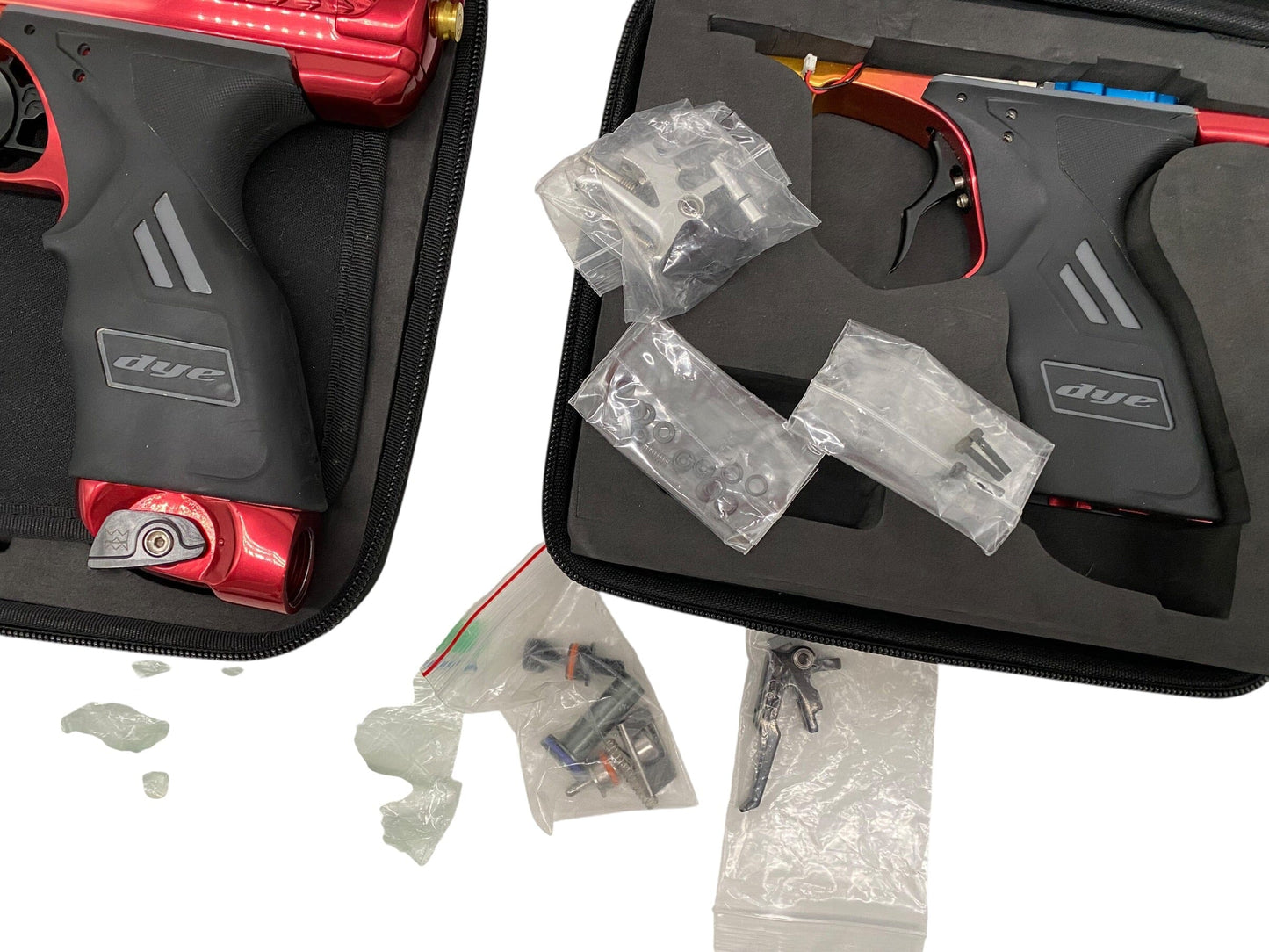 Used Dye Dsr+ Trix Paintball Gun with Mech Frame Yellow/Red Fade Paintball Gun from CPXBrosPaintball Buy/Sell/Trade Paintball Markers, New Paintball Guns, Paintball Hoppers, Paintball Masks, and Hormesis Headbands