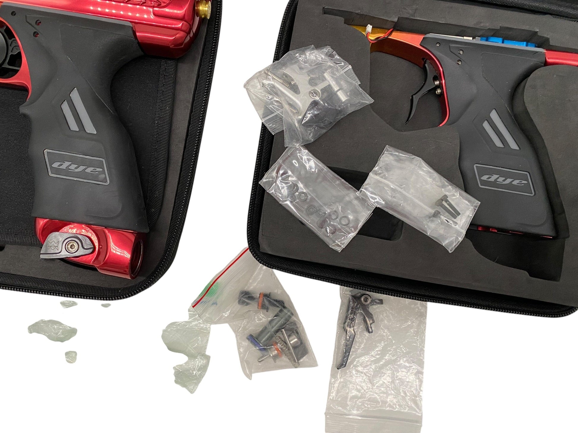 Used Dye Dsr+ Trix Paintball Gun with Mech Frame Yellow/Red Fade Paintball Gun from CPXBrosPaintball Buy/Sell/Trade Paintball Markers, New Paintball Guns, Paintball Hoppers, Paintball Masks, and Hormesis Headbands