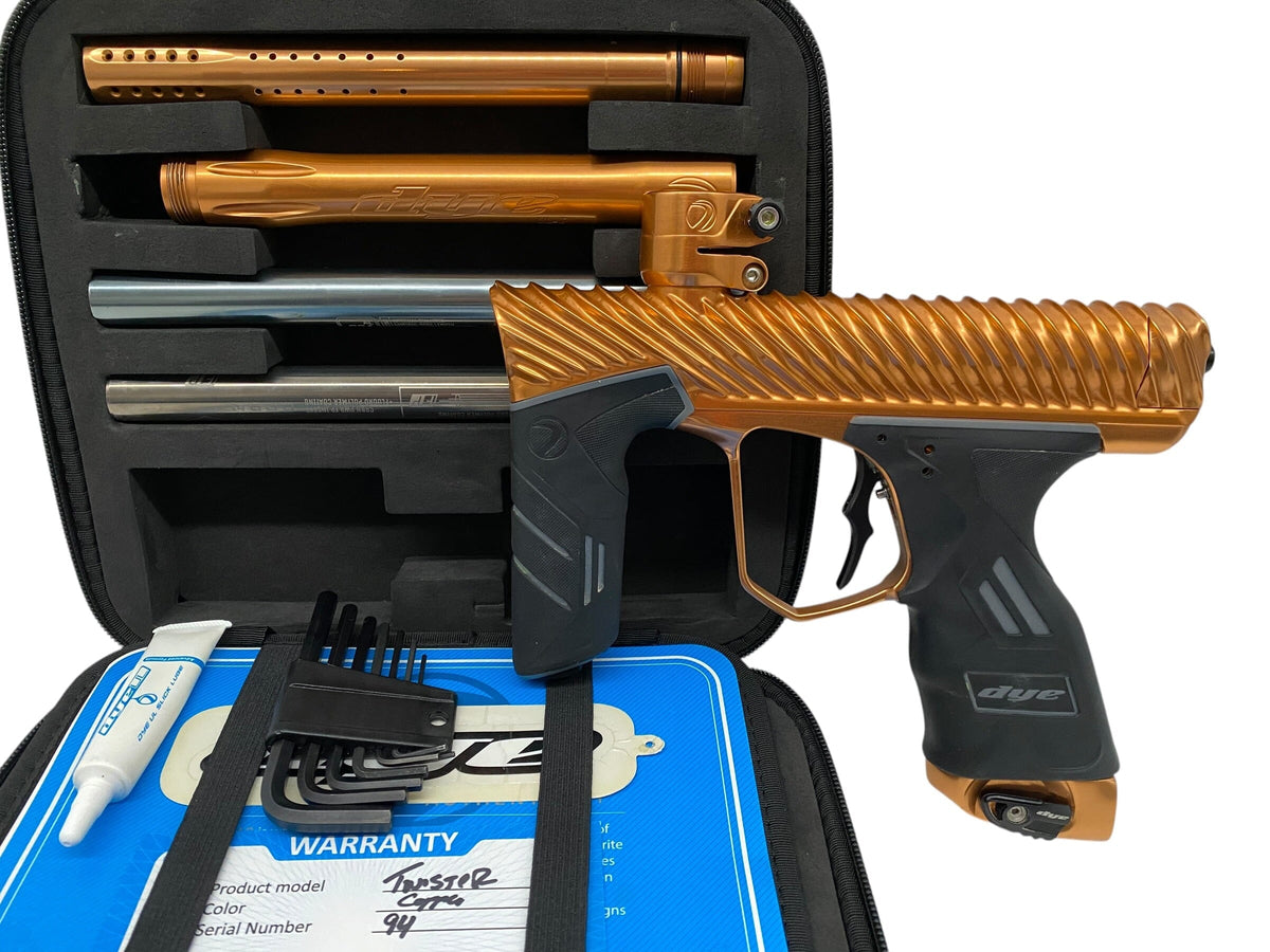 Used Dye DSR+ TWISTER Copper Paintball Gun Paintball Gun from CPXBrosPaintball Buy/Sell/Trade Paintball Markers, New Paintball Guns, Paintball Hoppers, Paintball Masks, and Hormesis Headbands