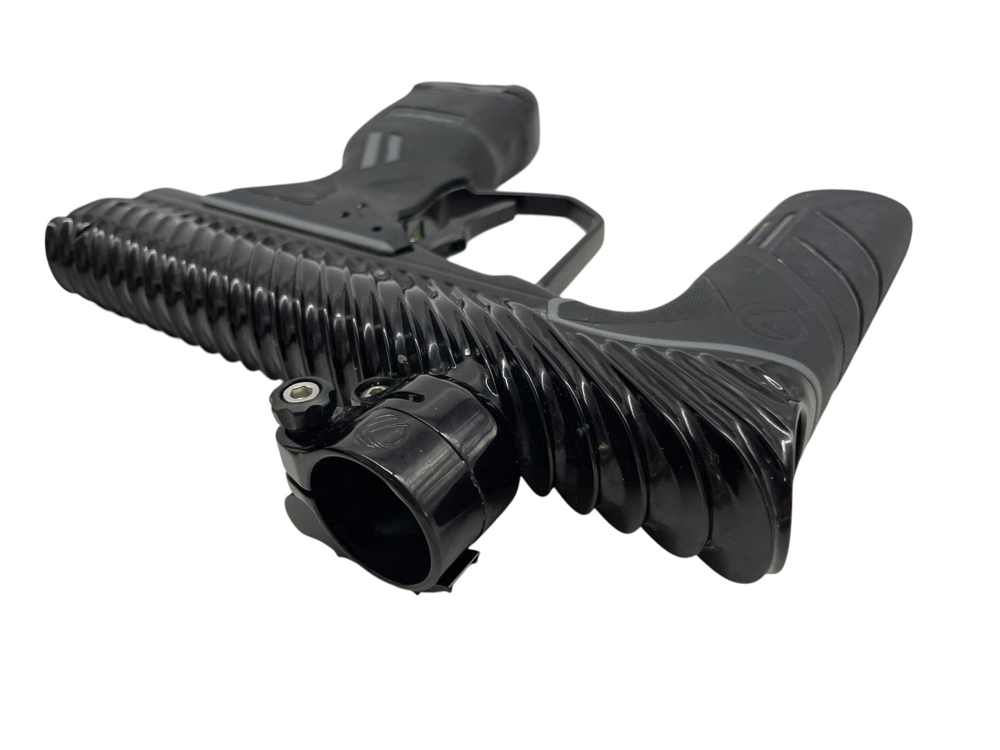 Used Dye DSR+ TWISTER Gloss Black W/ Slaps2 Paintball Gun Paintball Gun from CPXBrosPaintball Buy/Sell/Trade Paintball Markers, New Paintball Guns, Paintball Hoppers, Paintball Masks, and Hormesis Headbands