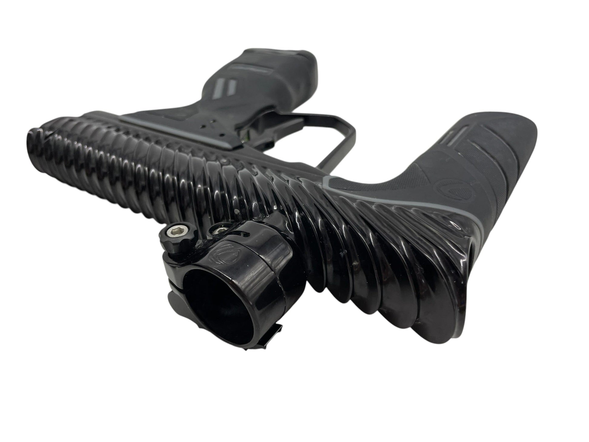 Used Dye DSR+ TWISTER Gloss Black W/ Slaps2 Paintball Gun Paintball Gun from CPXBrosPaintball Buy/Sell/Trade Paintball Markers, New Paintball Guns, Paintball Hoppers, Paintball Masks, and Hormesis Headbands
