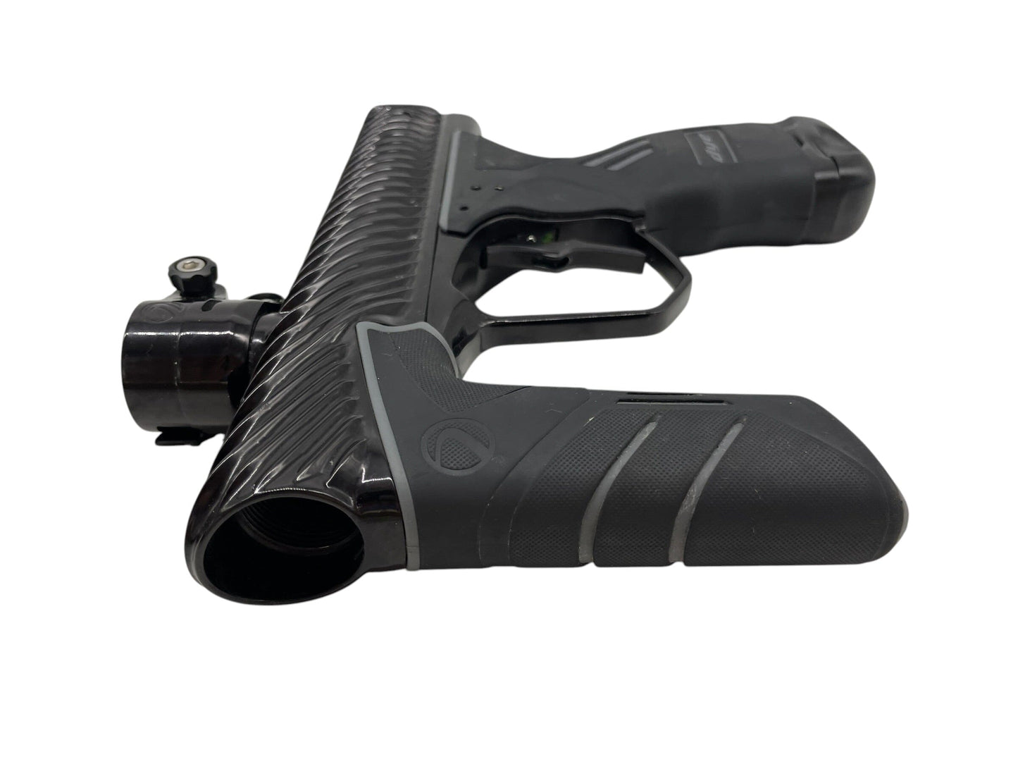 Used Dye DSR+ TWISTER Gloss Black W/ Slaps2 Paintball Gun Paintball Gun from CPXBrosPaintball Buy/Sell/Trade Paintball Markers, New Paintball Guns, Paintball Hoppers, Paintball Masks, and Hormesis Headbands