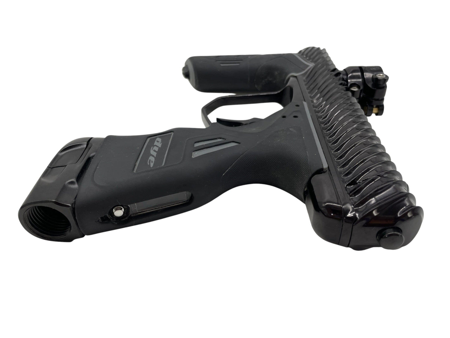 Used Dye DSR+ TWISTER Gloss Black W/ Slaps2 Paintball Gun Paintball Gun from CPXBrosPaintball Buy/Sell/Trade Paintball Markers, New Paintball Guns, Paintball Hoppers, Paintball Masks, and Hormesis Headbands