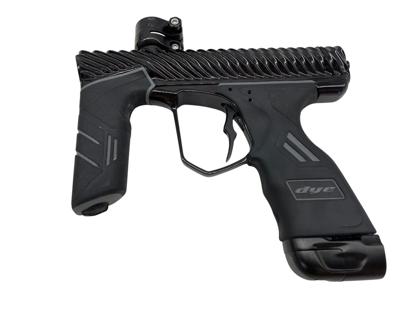Used Dye DSR+ TWISTER Gloss Black W/ Slaps2 Paintball Gun Paintball Gun from CPXBrosPaintball Buy/Sell/Trade Paintball Markers, New Paintball Guns, Paintball Hoppers, Paintball Masks, and Hormesis Headbands