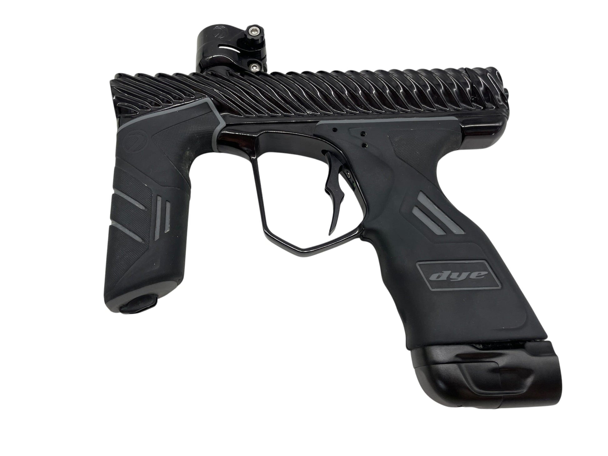 Used Dye DSR+ TWISTER Gloss Black W/ Slaps2 Paintball Gun Paintball Gun from CPXBrosPaintball Buy/Sell/Trade Paintball Markers, New Paintball Guns, Paintball Hoppers, Paintball Masks, and Hormesis Headbands