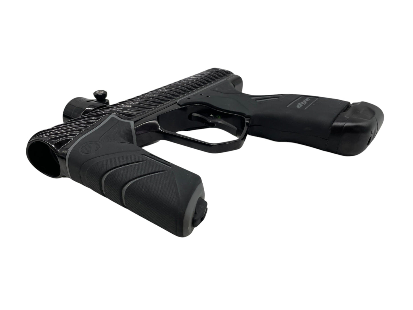 Used Dye DSR+ TWISTER Gloss Black W/ Slaps2 Paintball Gun Paintball Gun from CPXBrosPaintball Buy/Sell/Trade Paintball Markers, New Paintball Guns, Paintball Hoppers, Paintball Masks, and Hormesis Headbands
