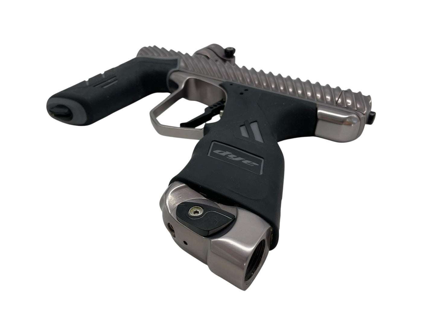 Used Dye DSR+ TWISTER Pewter Paintball Gun Paintball Gun from CPXBrosPaintball Buy/Sell/Trade Paintball Markers, New Paintball Guns, Paintball Hoppers, Paintball Masks, and Hormesis Headbands