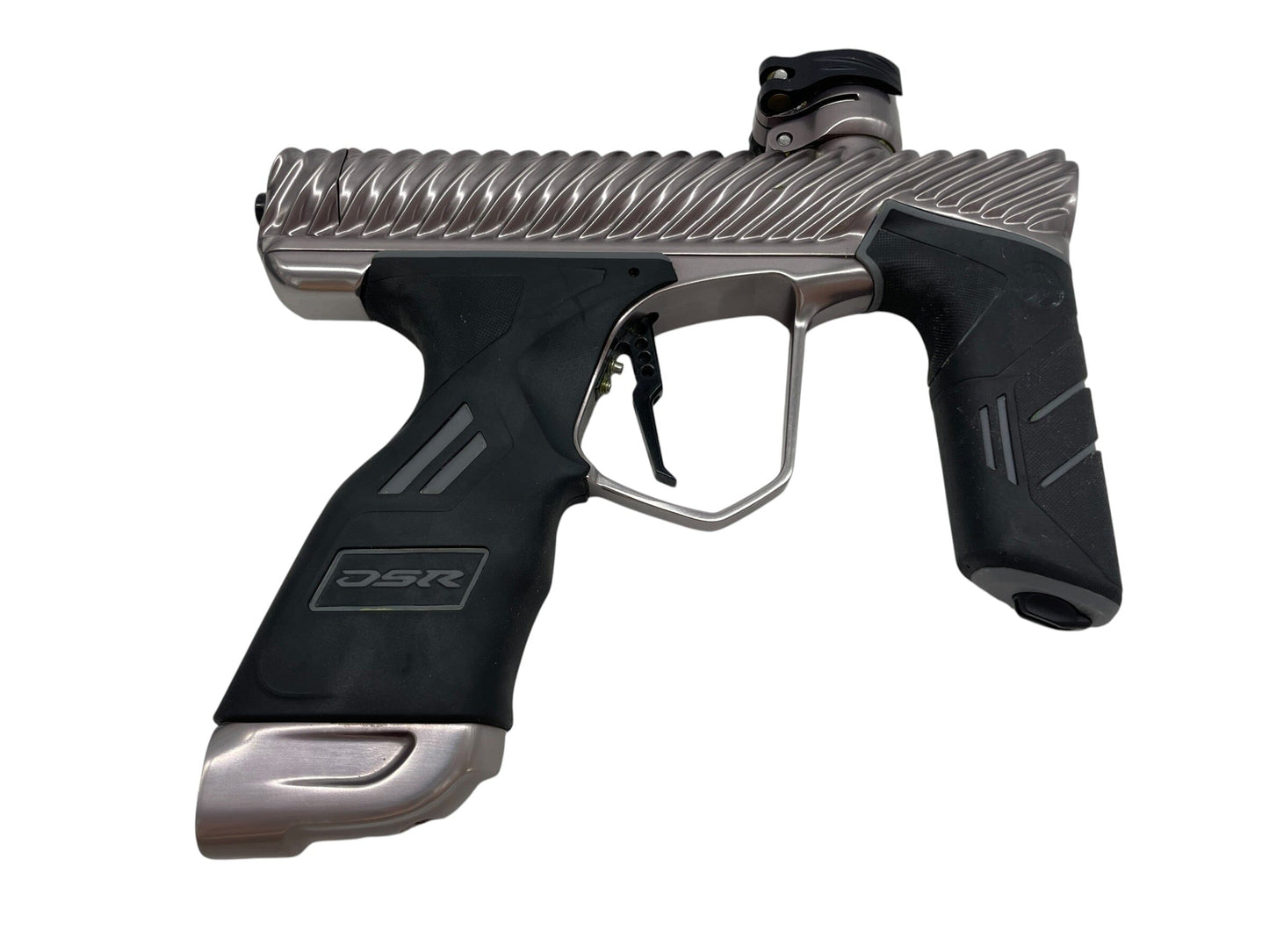 Used Dye DSR+ TWISTER Pewter Paintball Gun Paintball Gun from CPXBrosPaintball Buy/Sell/Trade Paintball Markers, New Paintball Guns, Paintball Hoppers, Paintball Masks, and Hormesis Headbands