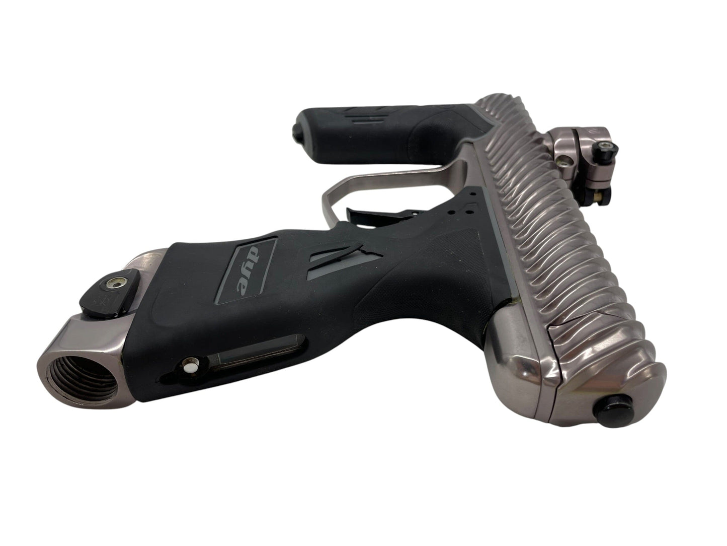 Used Dye DSR+ TWISTER Pewter Paintball Gun Paintball Gun from CPXBrosPaintball Buy/Sell/Trade Paintball Markers, New Paintball Guns, Paintball Hoppers, Paintball Masks, and Hormesis Headbands