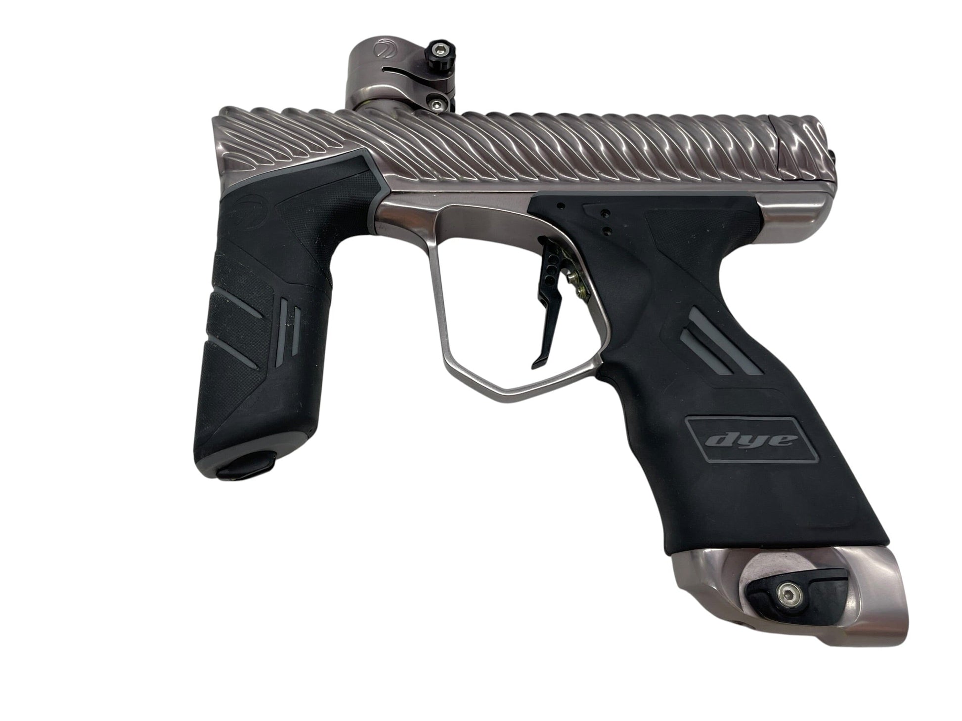 Used Dye DSR+ TWISTER Pewter Paintball Gun Paintball Gun from CPXBrosPaintball Buy/Sell/Trade Paintball Markers, New Paintball Guns, Paintball Hoppers, Paintball Masks, and Hormesis Headbands